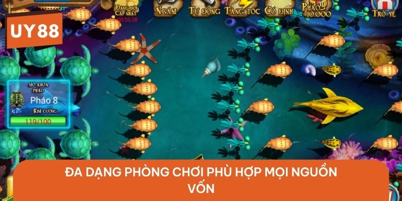 Đa dạng phòng chơi phù hợp mọi nguồn vốn